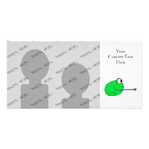 Frog and Fly. Picture Card