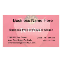 Frog be Mine behind heart Business Cards