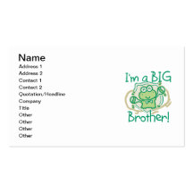 Frog Big Brother Business Cards