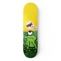 Frog Chasing Love Skateboard Deck