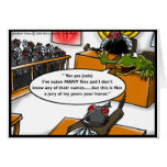 Frog Defendant Fly Jury Funny Gifts & Tees Card