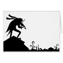 Frog Fiddler on the Roof Greeting Cards