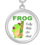FROG, Fully rely on God Pendant