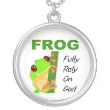 FROG, Fully rely on God Pendant