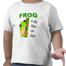 FROG, Fully rely on God T-shirt