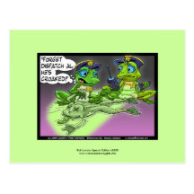 Frog Homicide Police Cartoon On Funny Postcards