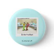 Frog Homocide Police Cartoon On Novelty Button