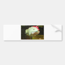 FROG HUMOR BUMPER STICKER