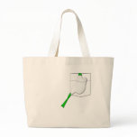 Frog In A White Pocket Bags