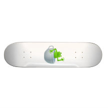 Frog in Cup Cartoon Skateboard Decks