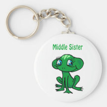 frog middle sister keychain