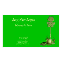 Frog Mommy Calling Card Business Cards