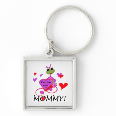 Frog New Mommy Gifts Key Chains by familymembers