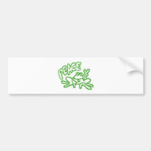 Frog of Peace Bumper Stickers