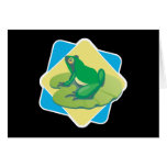 frog on lily pad design cards