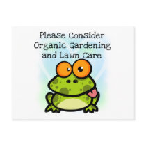 Frog Organic Gardening T-shirts and Gifts Post Cards