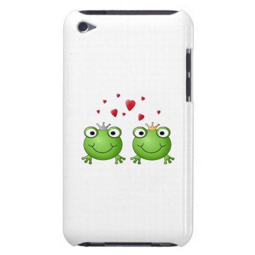 Frog Prince and Frog Princess, with hearts. Barely There iPod Case