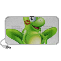 Frog Prince Cartoon iPod Speakers
