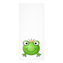 Frog Prince. Happy Frog. Custom Invite