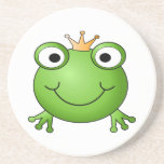 Frog Prince. Happy Frog. Drink Coaster