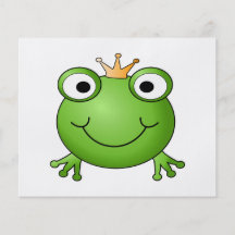 Frog Prince. Happy Frog. Flyer Design