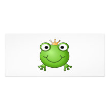 Frog Prince. Happy Frog. Invites