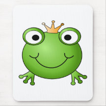 Frog Prince. Happy Frog. Mousepads