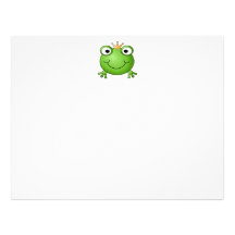 Frog Prince. Happy Frog. Personalized Letterhead