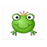 Frog Prince. Happy Frog. Postcards