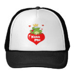 Frog Prince On A Red Heart Hat