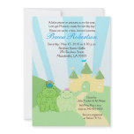 Frog Prince & Princess 5x7 Baby Shower Invitation