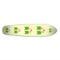 Frog Princess and Frog Prince, with hearts. Skateboard Decks