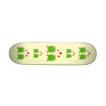 Frog Princess and Frog Prince, with hearts. Custom Skateboard