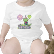 Frog Princess Birthday Tshirts and Gifts