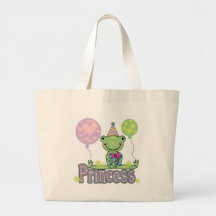 Frog Princess Birthday Tshirts and Gifts Canvas Bag