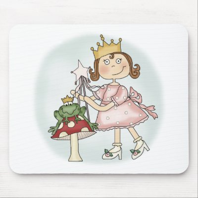 Frog Princess Mouse Mats by girl_stuff