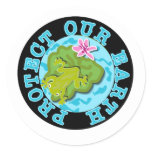 Frog Protect Our Earth Stickers