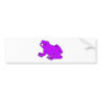 Frog Silhouette Froggy Jump Amphibians Hop Bumper Sticker