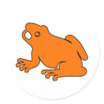 Frog Silhouette Froggy Jump Amphibians Hop Sticker