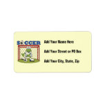 Frog Soccer Goalie T-shirts and Gifts Address Label