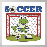 Frog Soccer Goalie T-shirts and Gifts posters