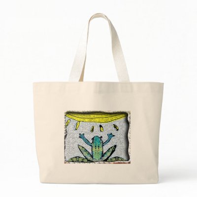 frog sun tote bag by lissame73