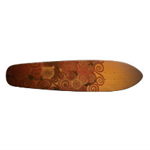 frog swirl custom skate board