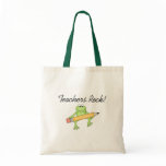 Frog Teachers Rock Tote Bags