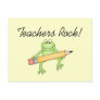 Frog Teachers Rock Tshirts and Gfits Post Card