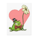 Frog Valentine Postcard