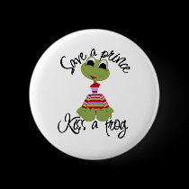 Frog Valentines buttons