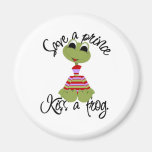 Frog Valentines Fridge Magnet