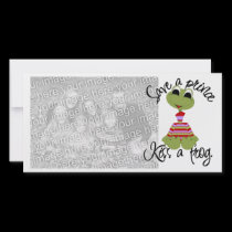 Frog Valentines photo cards