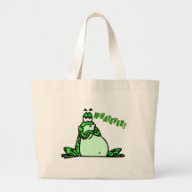 Frog whatever tote bag